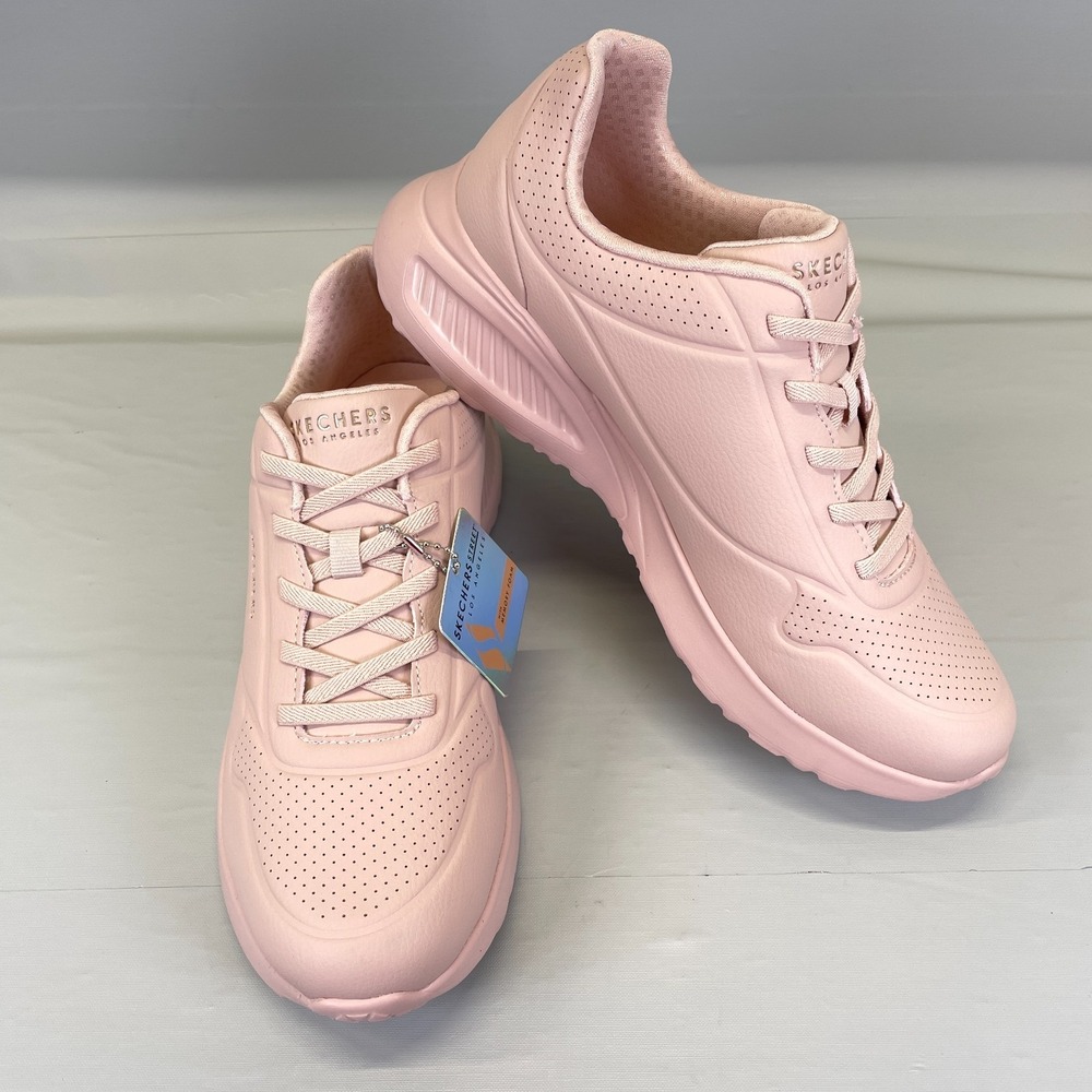 Skechers Uno Lite Walking Shoes Womens Size 11 Pink Athletic Running Sneakers - Picture 2 of 10